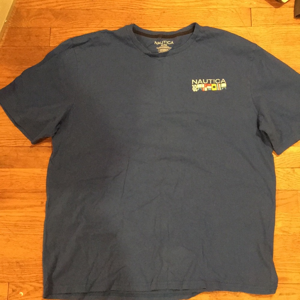 Men’s blue Nautica shirt